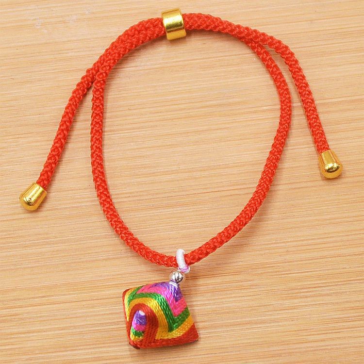 Шелковые рисовые клецки из красной веревки (1 шт.)