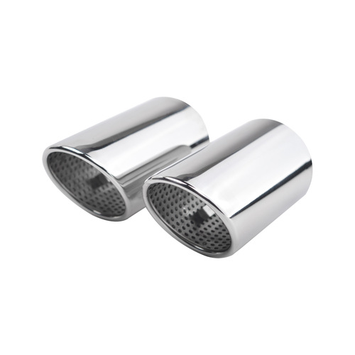 Cross-border quality stainless steel tail throat suitable for Audi A4LA6LA1A3A5Q7 car modified exhaust silencer