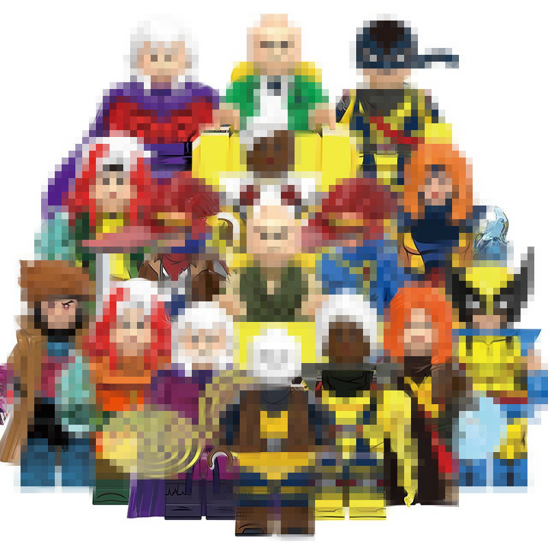 Foreign Trade Goods G0221/G0222 Tv and Movie Hero Series Educational Assembly Building Block Toys in Bags