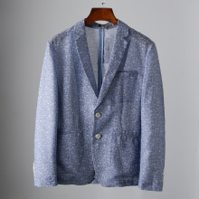 撤柜！夏天防晒西装男时尚休闲单西外套男士薄款青年小西服303601