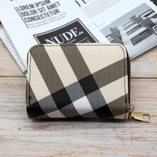 Factory classic fashionable accordion card holder with multiple card slots, large capacity card holder, ID card holder, compact coin purse