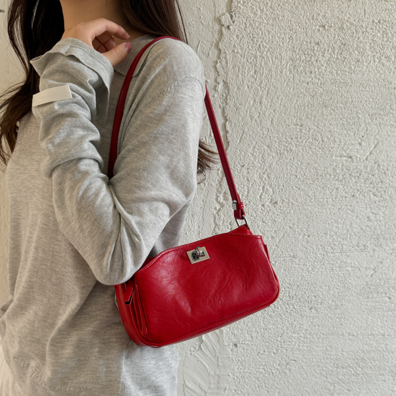 Bolso de mano para mujeres 2026 nueva moda tendencia bolso de brazo estilo extranjero bolso de mochila diario personalidad bolso pequeño