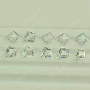 For Inlaid Kite-Shaped Artificial Cubic Zirconia Loose Stone White Kite Diamond Ring Surface Synthetic Bright Stone Gemstone