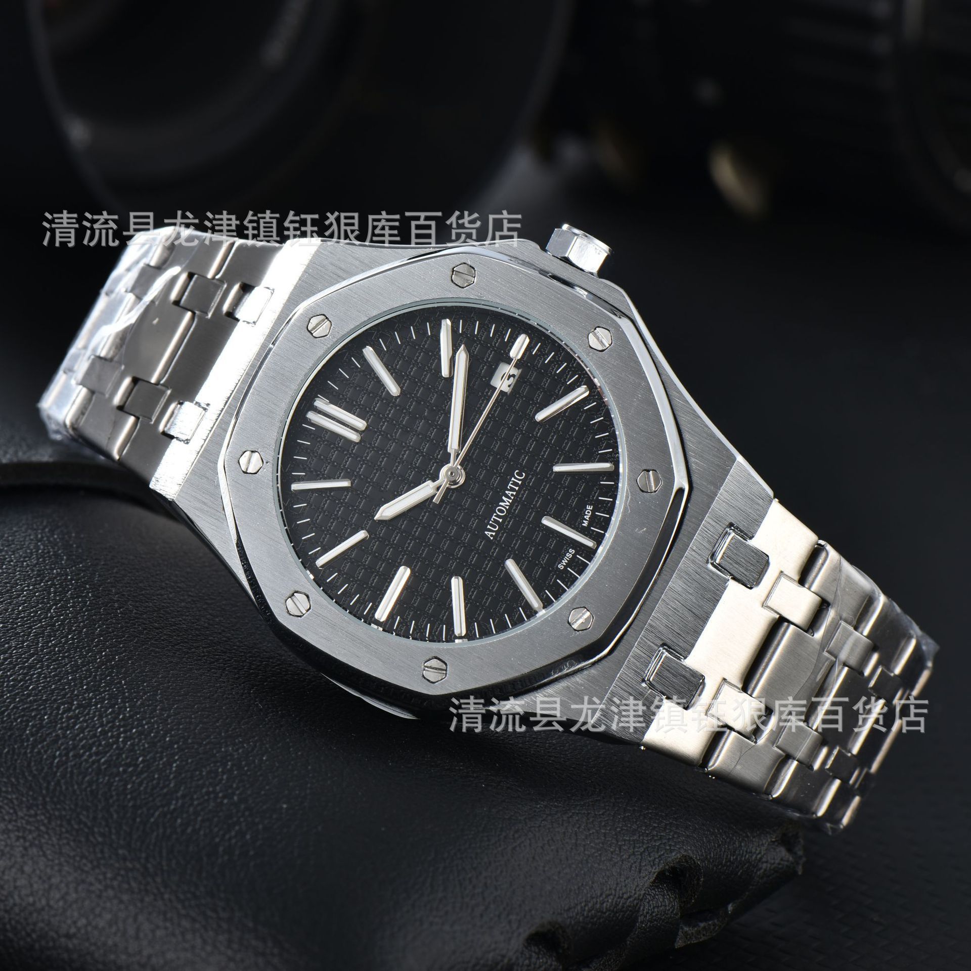 2023 Men's Foreign Trade Three-Hand Mechanical Z Automatic a Watch Stainless Steel Three-Hand Mechanical P Watch Manufacturer Wholesale