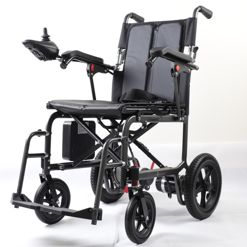 Factory direct sale can be on the plane electric wheelchair for the elderly scooter ultra light folding elderly disabled