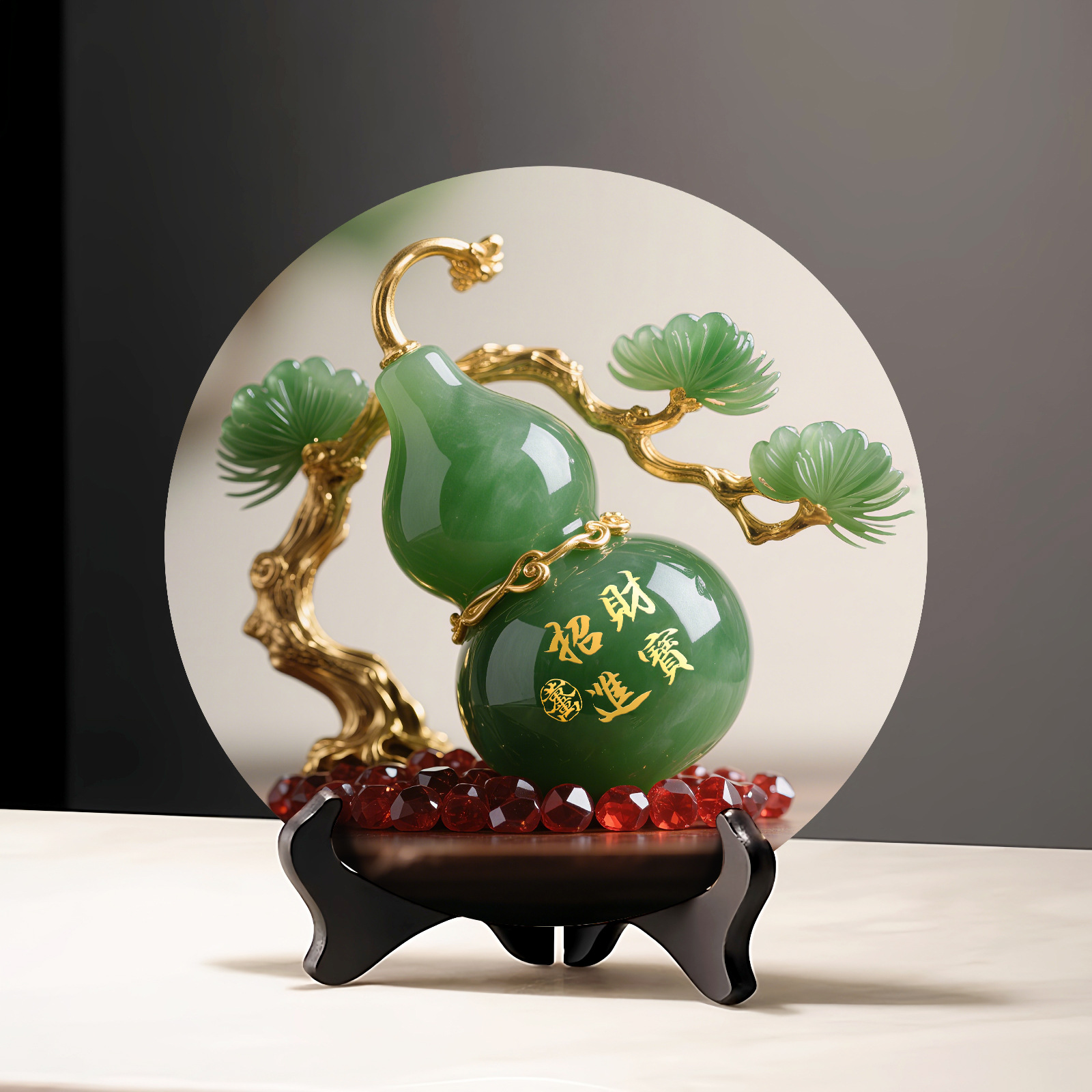 Lucky Ornaments, Housewarming Decorations, New Home Decoration, Entrance Display Cabinet, Tv Cabinet, Table Setting, Gifts