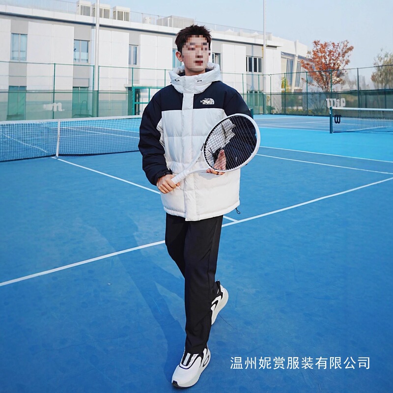 The North Face Himalayan down Jacket Winter Couple's Warm Coat Puffer Jacket White Duck down Trendy Wholesale