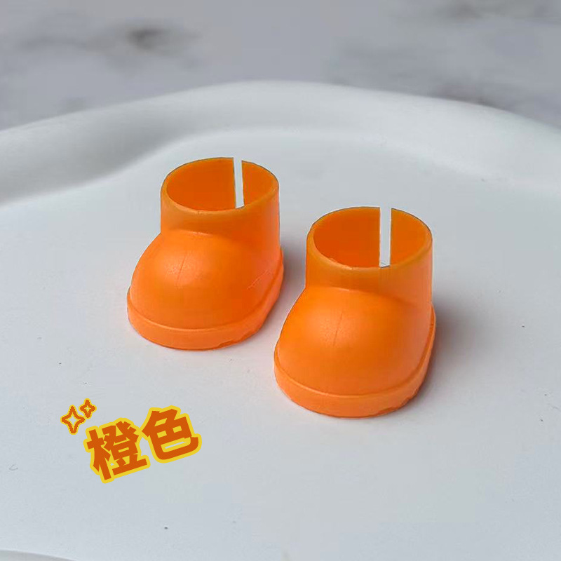 スタンド可能 17 センチメートルラブブシューズ Labubu シッティングパーティーショートレインブーツコットンドールシューズおもちゃアクセサリー|undefined