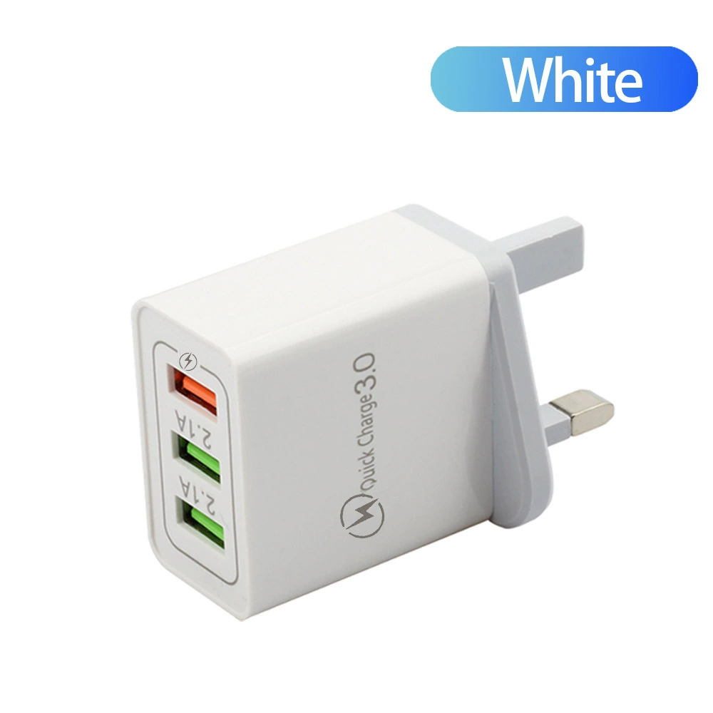 3USB британская фабрика быстрой зарядки QC 3.0 версия треугольник Британский зарядное устройство быстрая зарядка Travel Head