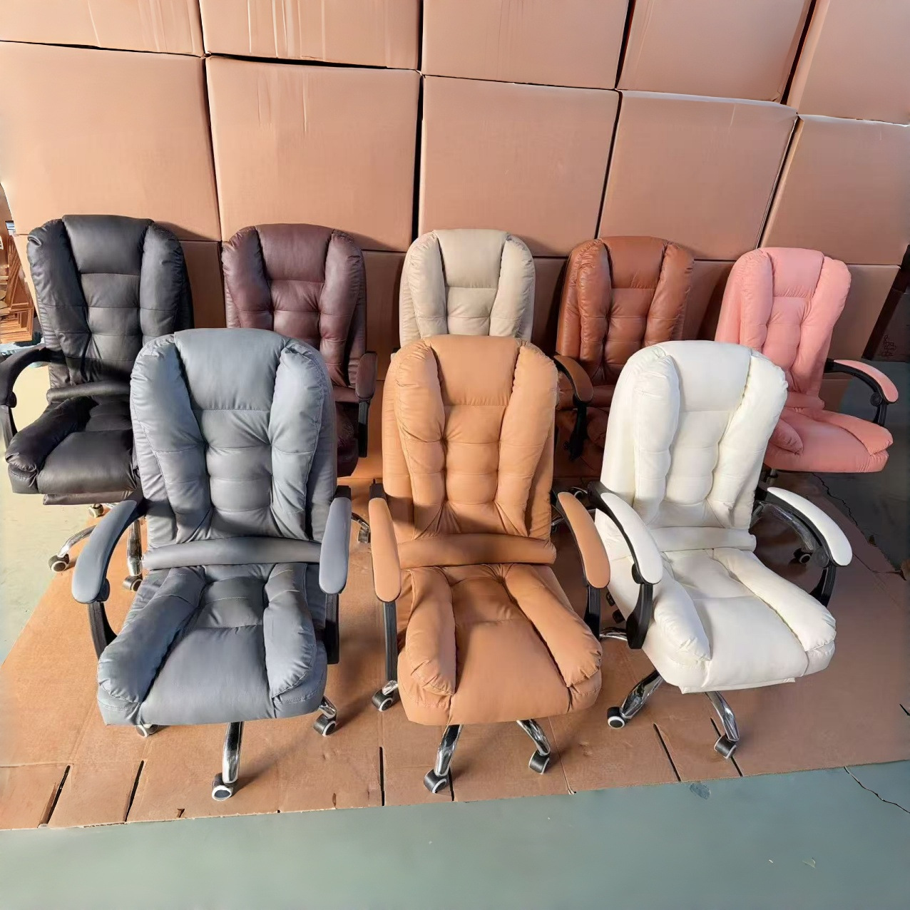 Estricta selección de silla de jefe, silla de oficina reclinada, silla de computadora de deportes, silla de oficina doméstica ergonómica