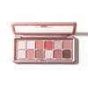 Eyeshadow palette, matte eye shadow contains rose, with little bears, earth tones