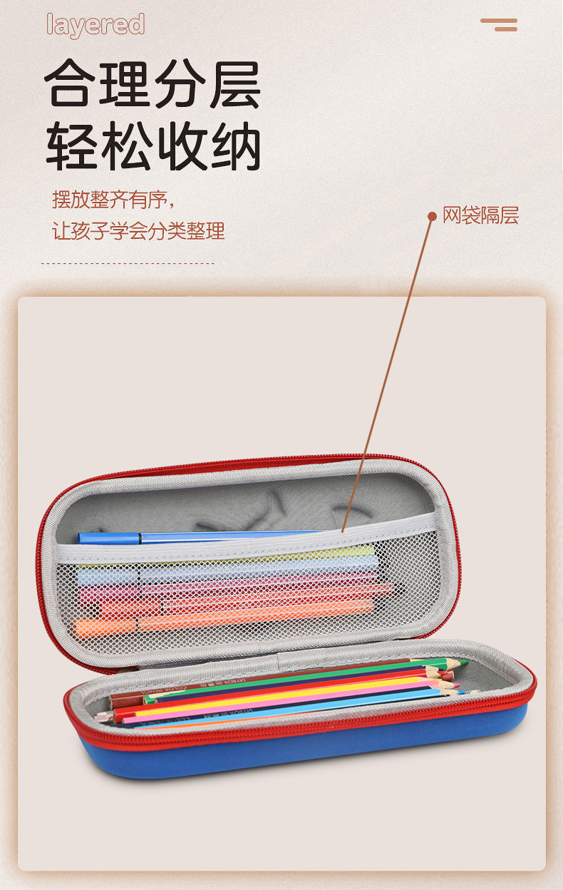3D文具盒主播款小学生卡通EVA笔袋立体铅笔盒抗摔韩版儿童文具盒详情12