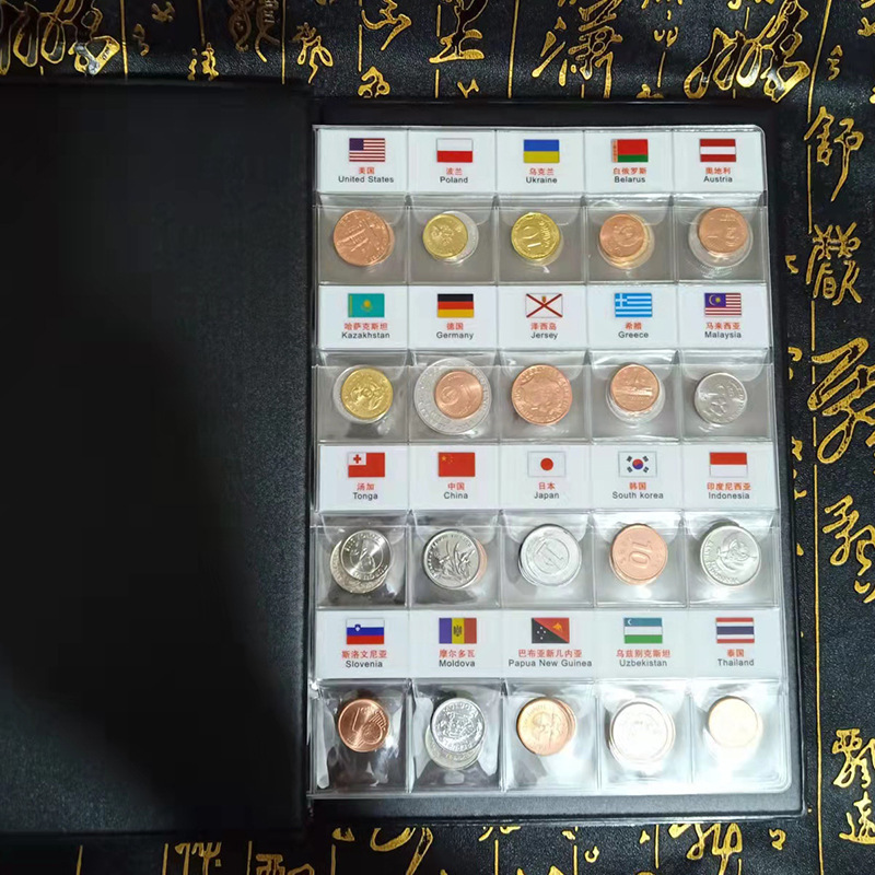 メーカー卸売 60 通貨壁画セットコインコレクションブックコレクションブック銀行販売ギフト在庫あり|undefined