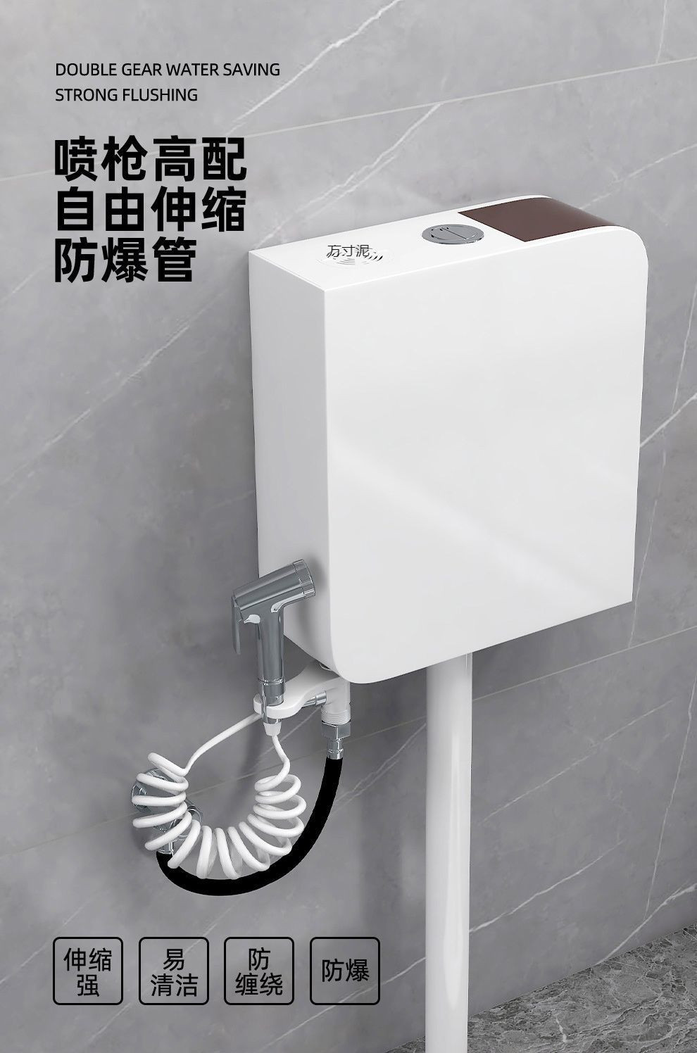 High-flush toilet, squat toilet, ceramic squat toilet, household water tank set, squat toilet, squat toilet bowl, anti-odor toilet factory undefined