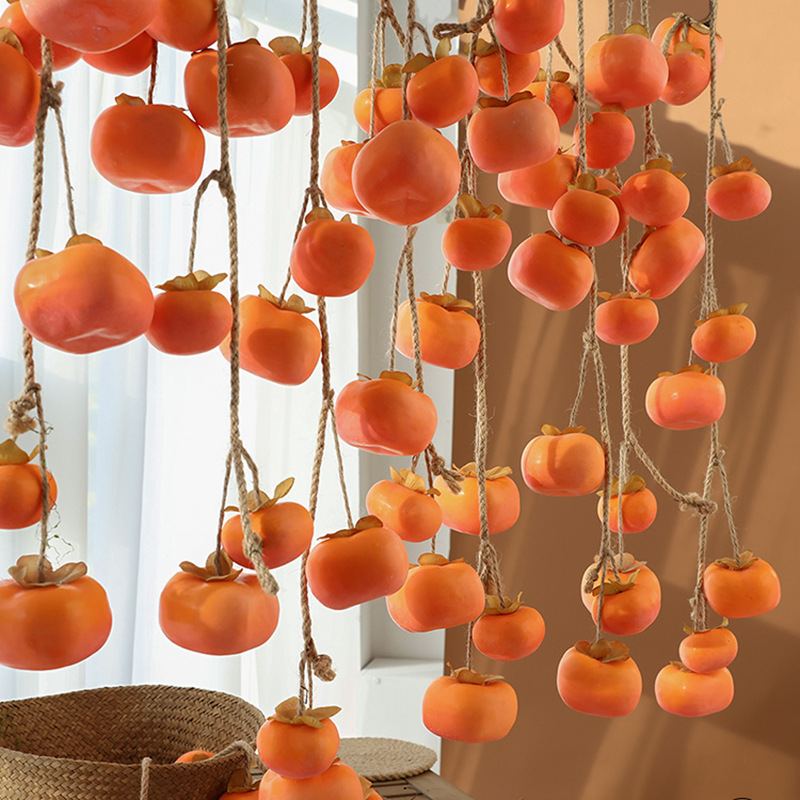 Simulation persimmon hanging string persimmon