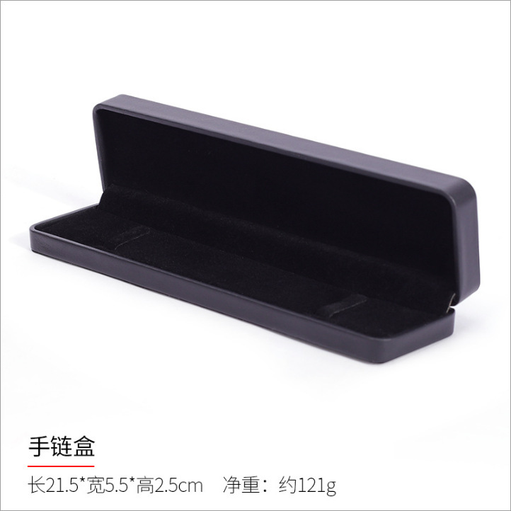 Redondeado caja de joyería de cuero de la PU caja de cuero convexa caja de joyería caja de anillo colgante pulsera