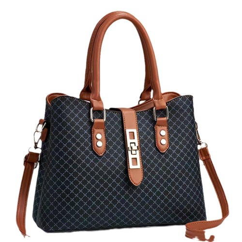 Fashion new middle-aged women's bag, cross-border casual handbag, stylish shoulder bag, simple crossbody bag, large capacity