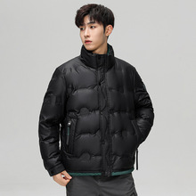 2025年新品冬季羽绒服男短裤立领户外直播爆款山系运动外套男装