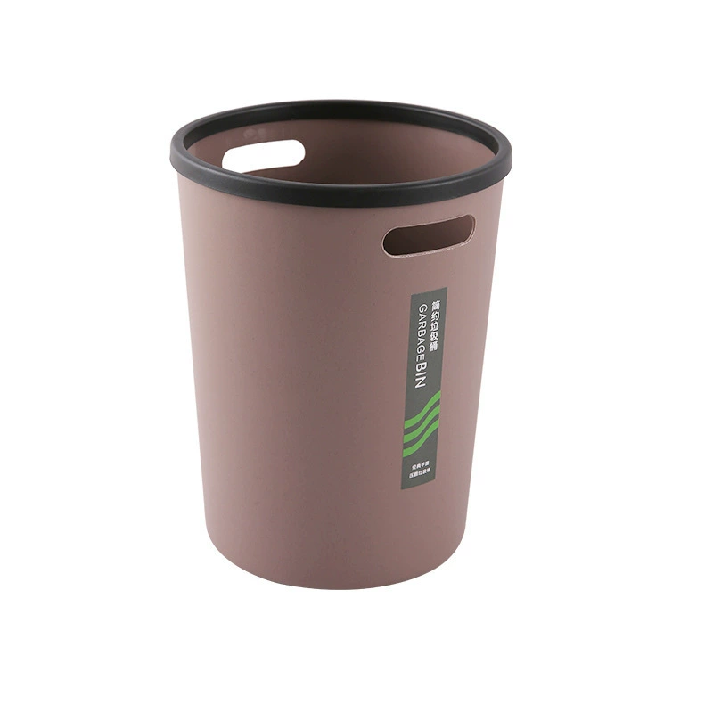 Plastic big garbage can, simple and elegant design, wholesale