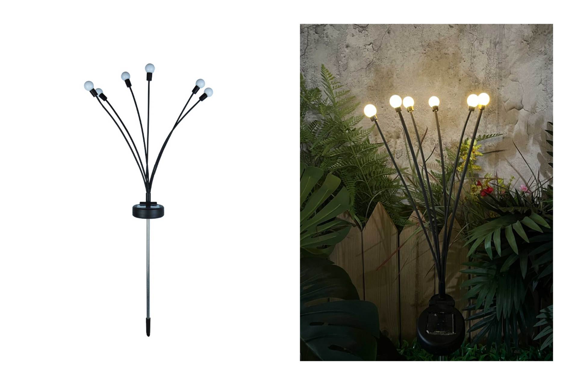 Lámpara de luciérnaga solar atmósfera al aire libre patio césped creativo plug-in lámpara de jardín decoración de jardín lámpara de paisaje