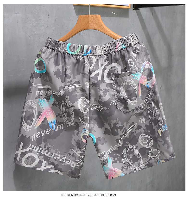 Heren hardloopshorts sneldrogend ademend voor sport en strand_voghion.com