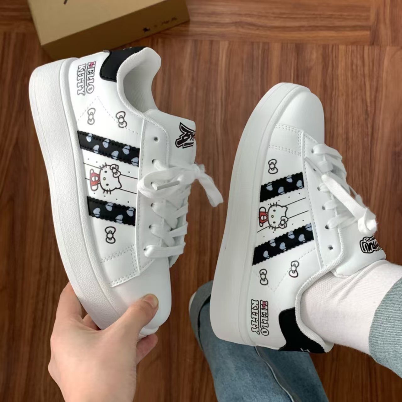 Kitty Shell zapatos para mujeres 2025 nuevo primavera y otoño retro nicho de altura zapatos de verano versátiles zapatos de skate