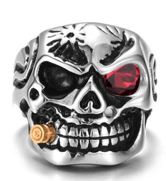 trend fashionable retro creative design ring hip-hop style