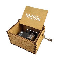 跨境 足球明星 梅西 周边八音盒创意生日礼物音乐盒 代发