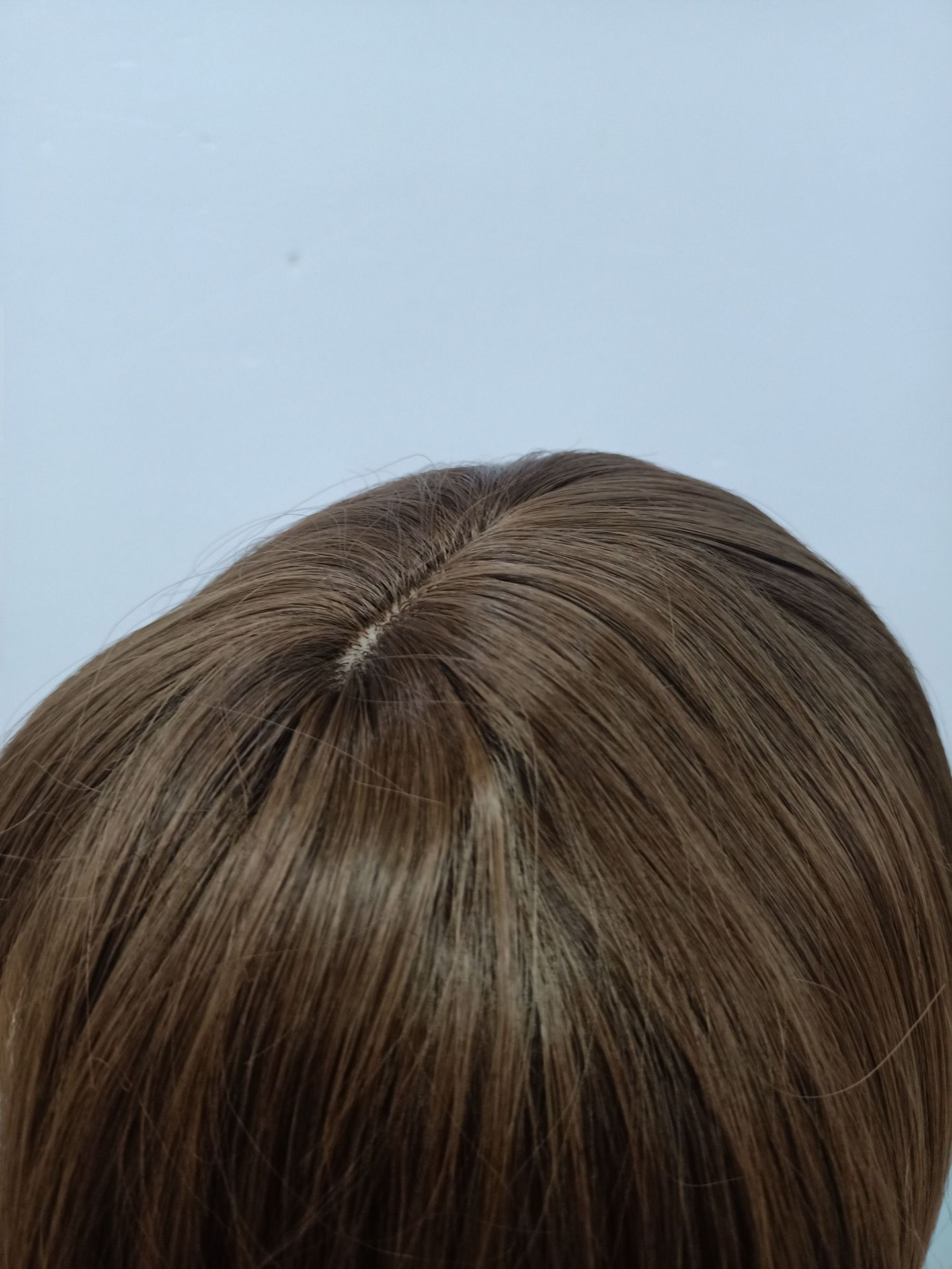 Peluca de fibra química al por mayor, peluca marrón corta de seda de alta temperatura, mecanismo completo