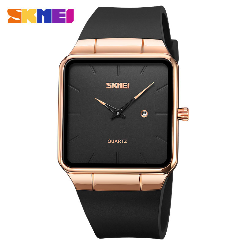 SKMEI Fashion Square reloj de hombre productos genuinos reloj de hombre de alta gama simple reloj de cuarzo impermeable
