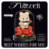 Large flower bear - including dust cover [color box]