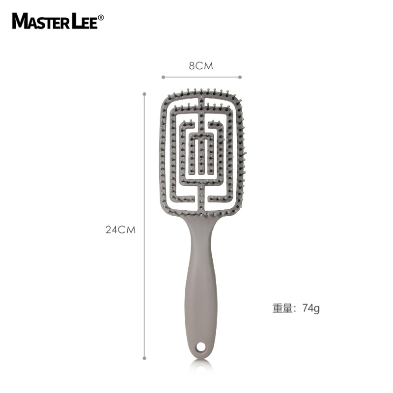 Master leeの骨付き櫛の形は女性の家庭用の広い歯を結びません。|undefined