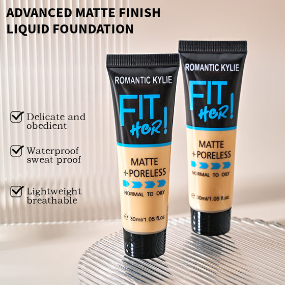 Cross-border New ROMANTIC KYLIE Fixing Concealer Foundation Matte Brightening Lasting Fixing Powder Base Makeup
