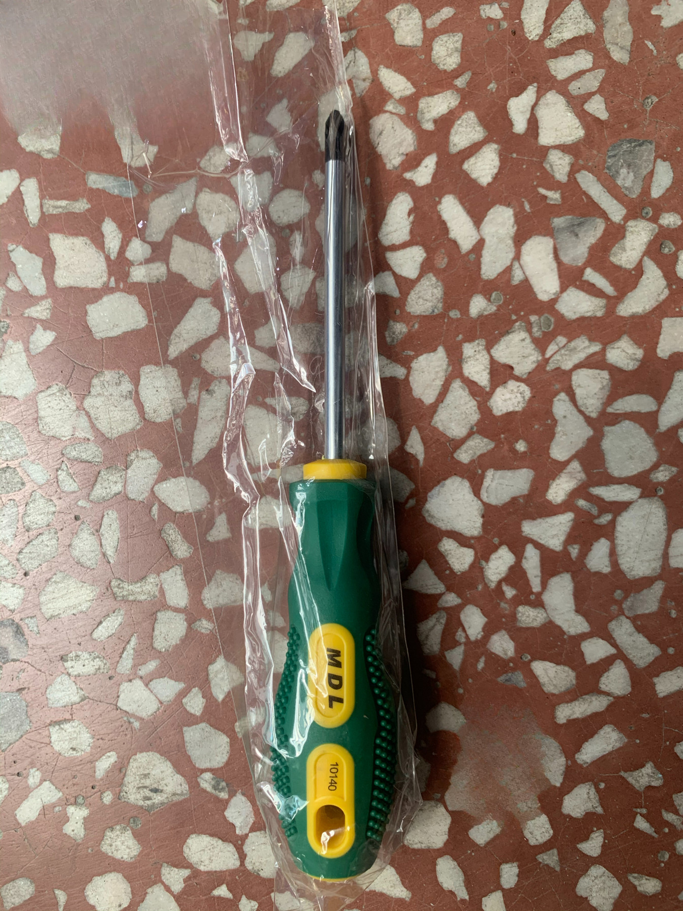 Destornillador cruz flor de flor de ciruelo boca plana con fuerte imán antideslizante Juego de destornillador grande de 6mm Destornillador de cabeza plana