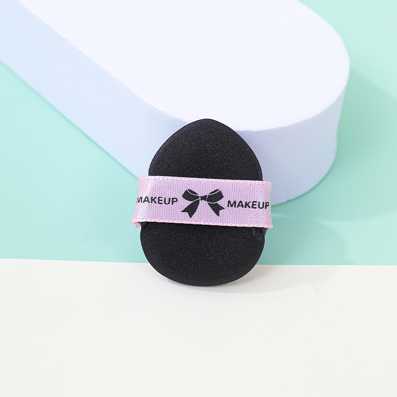 Sweet Cool series de polvo de cojín de aire de dedo para secar y húmedo de doble propósito mini puntera de pulgar para ocultar la pequeña esponja de base líquida para maquillaje