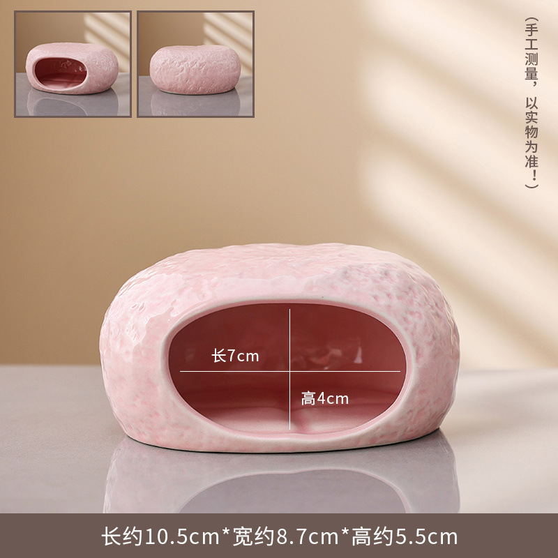 스톤 패턴 작은 돌 핑크 (작은 햄스터에게 적합)