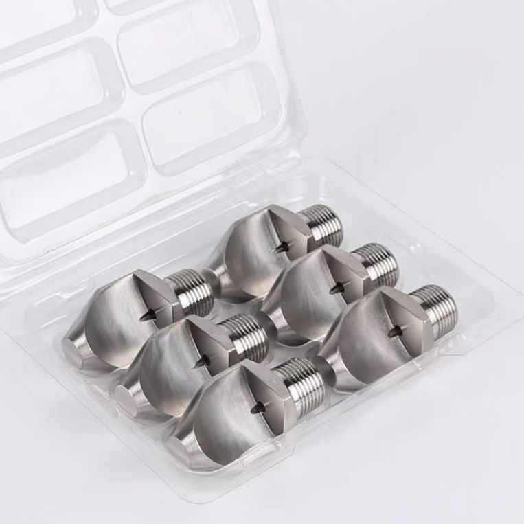 不锈钢窄角喷嘴冲击力工业清洗喷头 洗车除尘高压加湿喷淋喷嘴