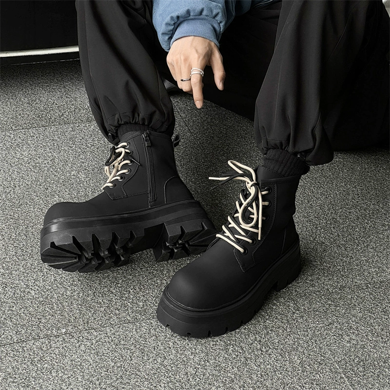 Мартинсы, высокая модель Ding Boots, мужской дизайн, тёплые высокие ботинки, качественный стиль
