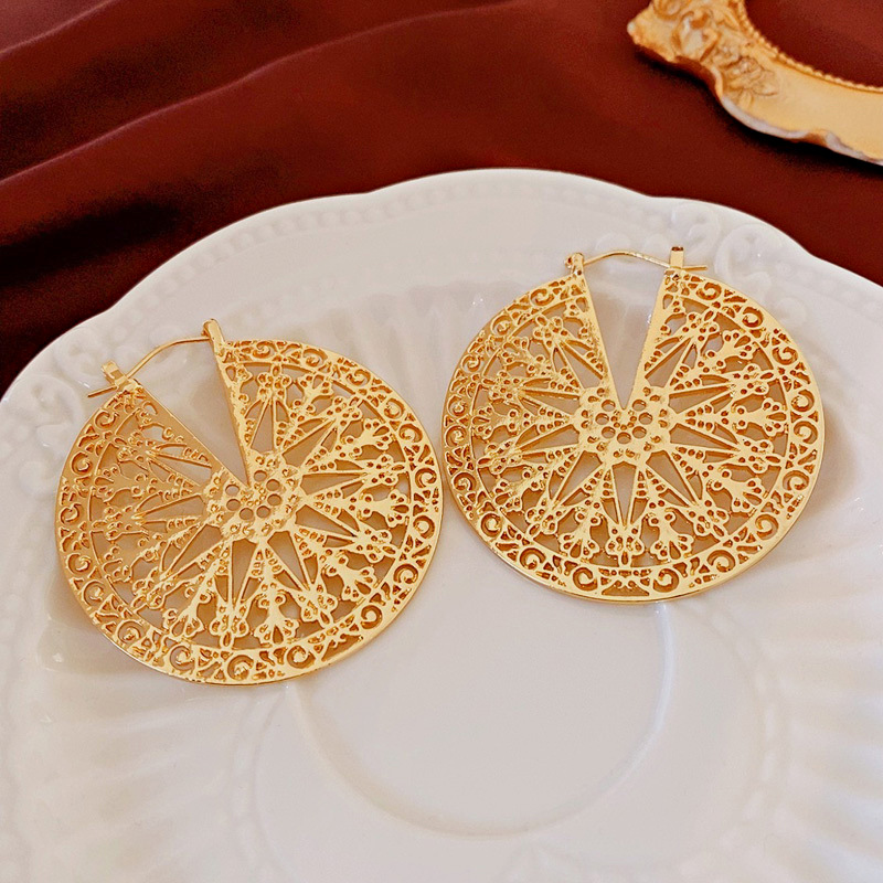 Holiday, Banquet Occasion 1 Pair Elegant Vintage Style Geometric Plating Alloy Drop Earrings