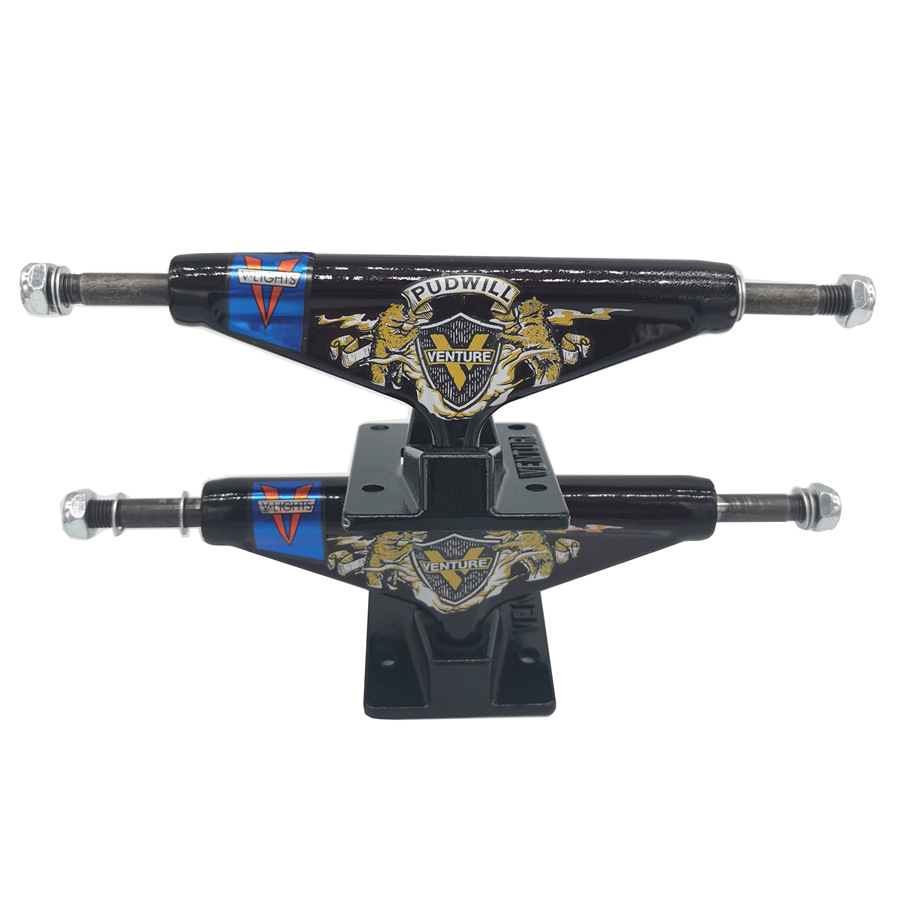 VENTURE professional double-skateboard bracket Bridge aluminum alloy high-quality pu shock absorber double-empty 5.25 inches