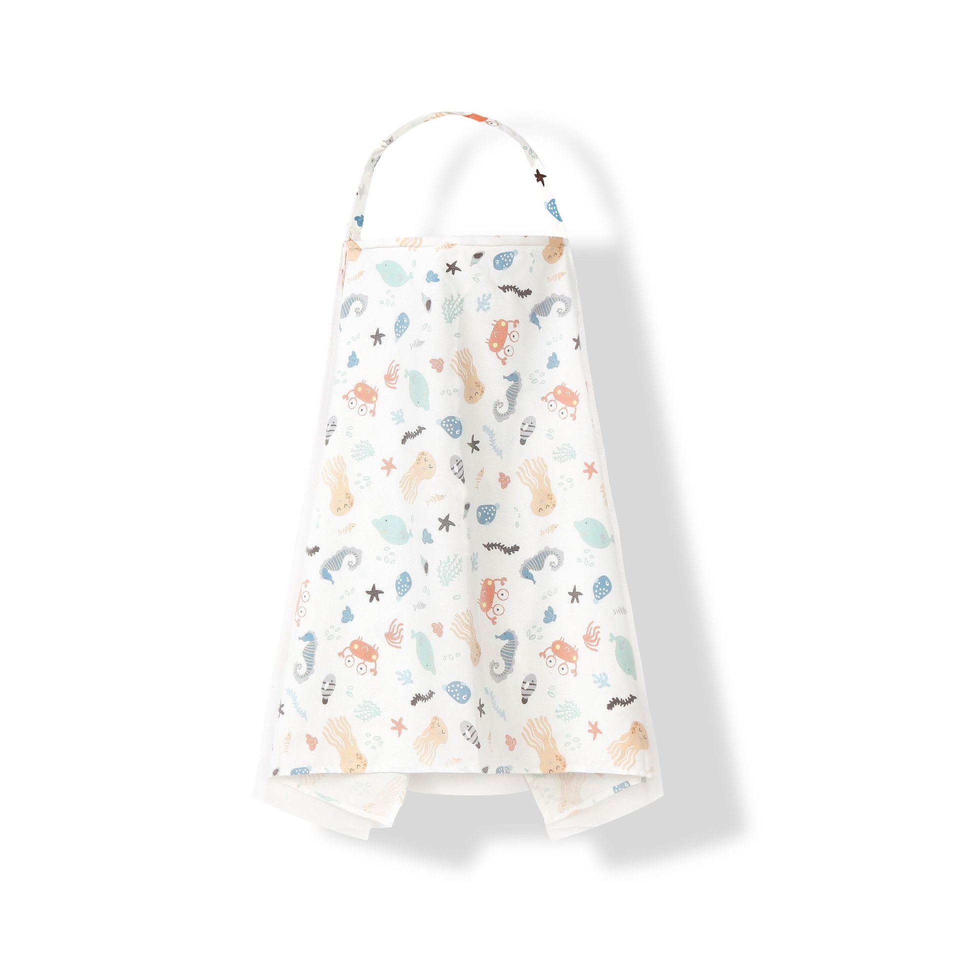 Toalla de Enfermería de algodón Toalla de enfermería para la primavera, el verano y el otoño de ropa de enfermería cubierta de la toalla cubierta de La Herradura