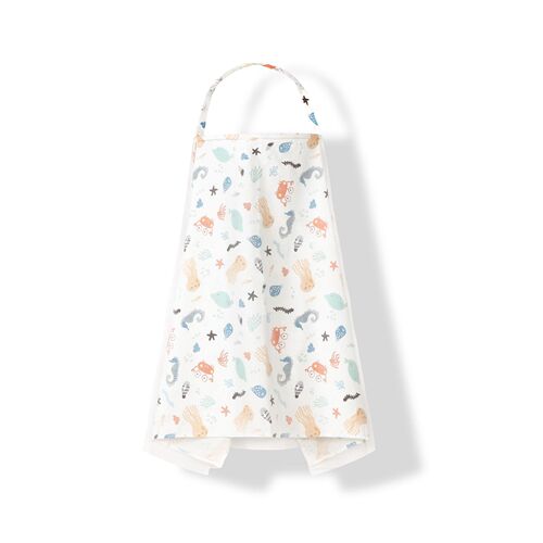 Cotton nursing towel feeding towel breast cover spring and autumn nursing dress cover towel breast cover strap anti-leakage cross-border 