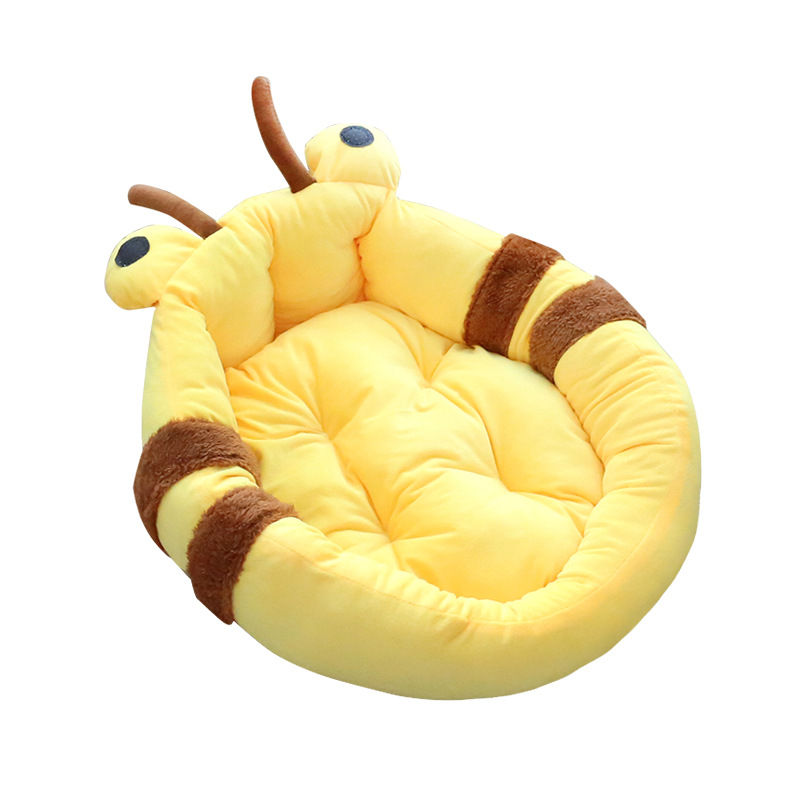 Pet Thickened Cartoon Shaped High Backrest Embracing Cat Universal Nest Dog Mattress_voghion.com