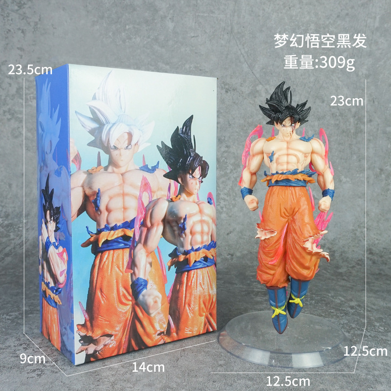 ドラゴンボール家族ポートレート悟空カカロットフィギュアサイヤ人ベジータスーパーブルー人形周辺誕生日ギフト|undefined