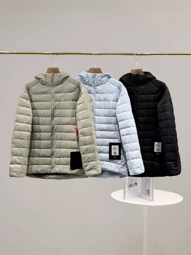 Travel keep warm light and thin down jacket for men and women
