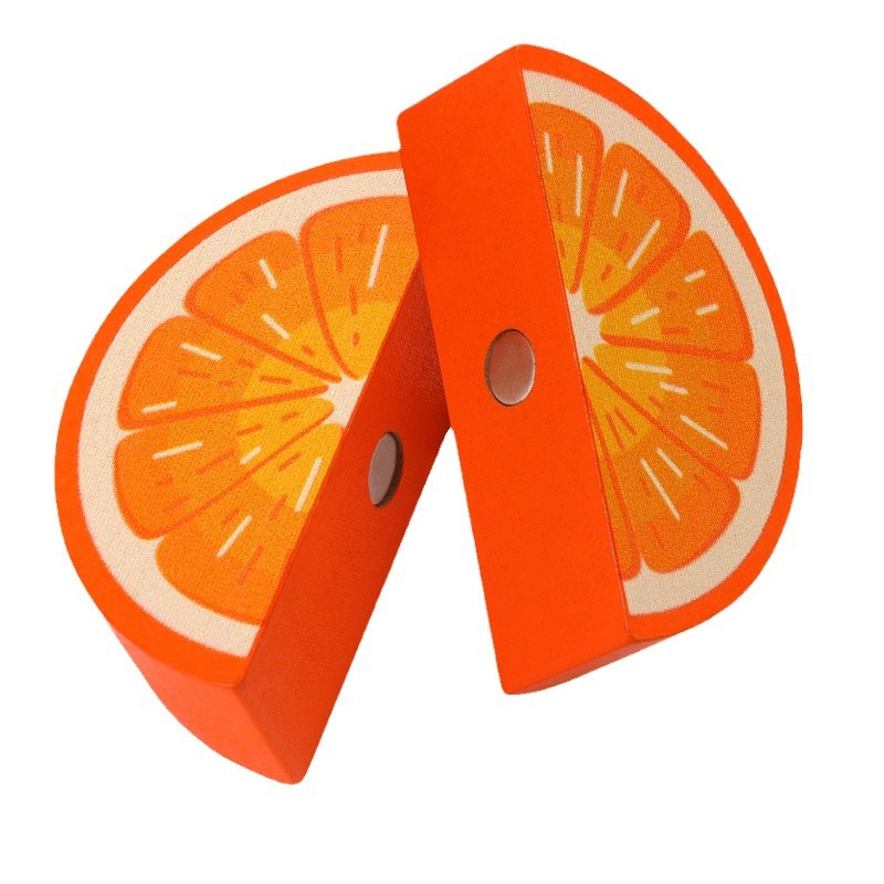 Personalizado para niños tres en uno multifunción abeja pesca magnética cinco juegos de madera de corte de fruta de columna juguetes educativos