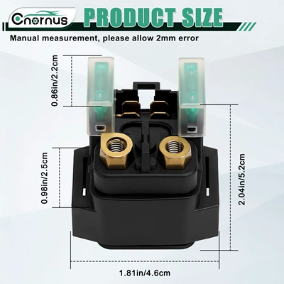 Starter Relay Fits Motorcycle Electrical and Instrument