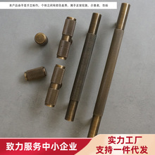 厂家北欧现代轻奢简约黄铜古铜色滚花拉手抽屉衣柜门拉手橱把手