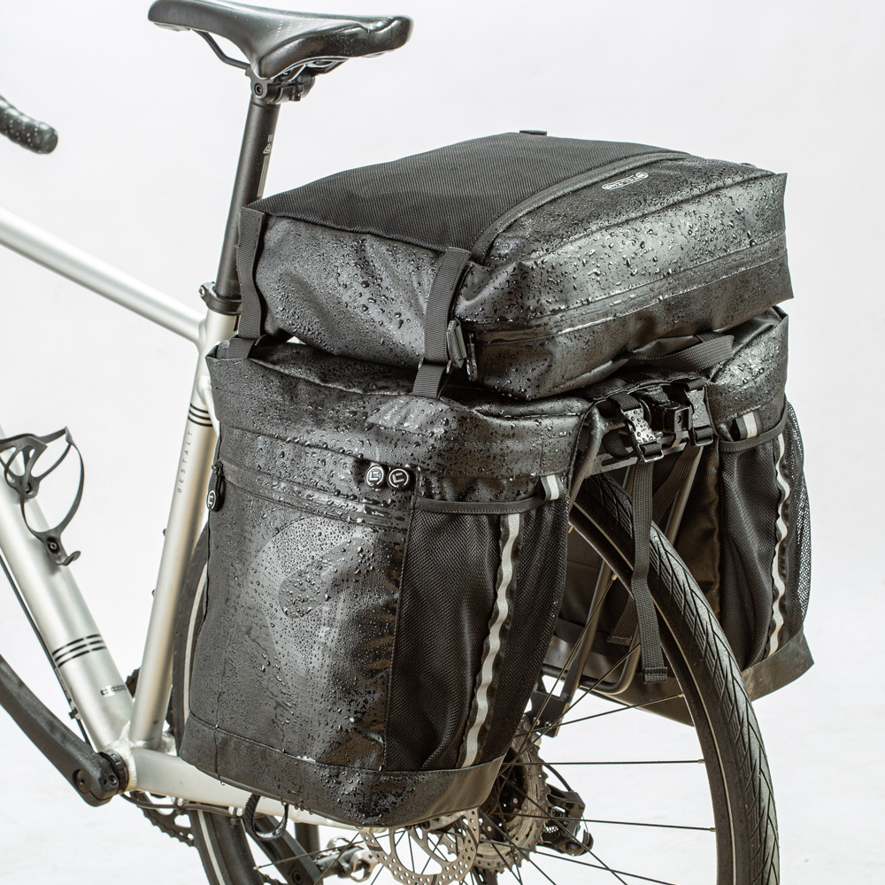Велосипед, багажник для велосипеда, сумка для путешествий для велоспорта