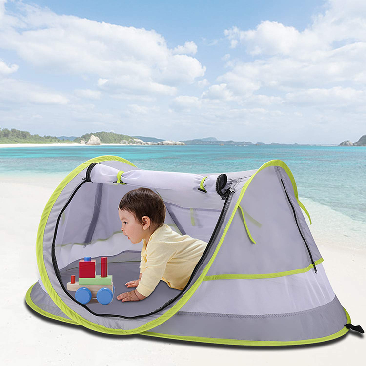 Children's outdoor tent foldable anti-mosquito installation-free picnic camping quick open seaside sun protection sunshade beach tent
